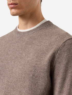 Maglione Regent in 100% LAMBSWOOL nocciola