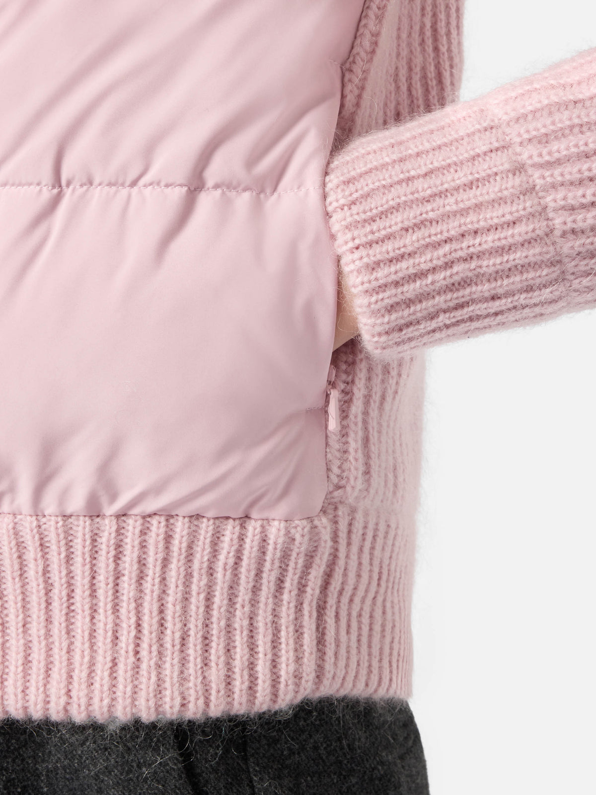 Rosental rosafarbene wattierte Jacke
