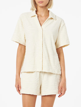 Woman terry cotton shirt Sheila - MC2 Saint Barth