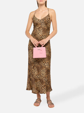 Shop Bag Mini in pastel pink leather