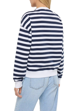 Stardust light cotton sweatshirt with St. Barth beach club embroidery - MC2 Saint Barth