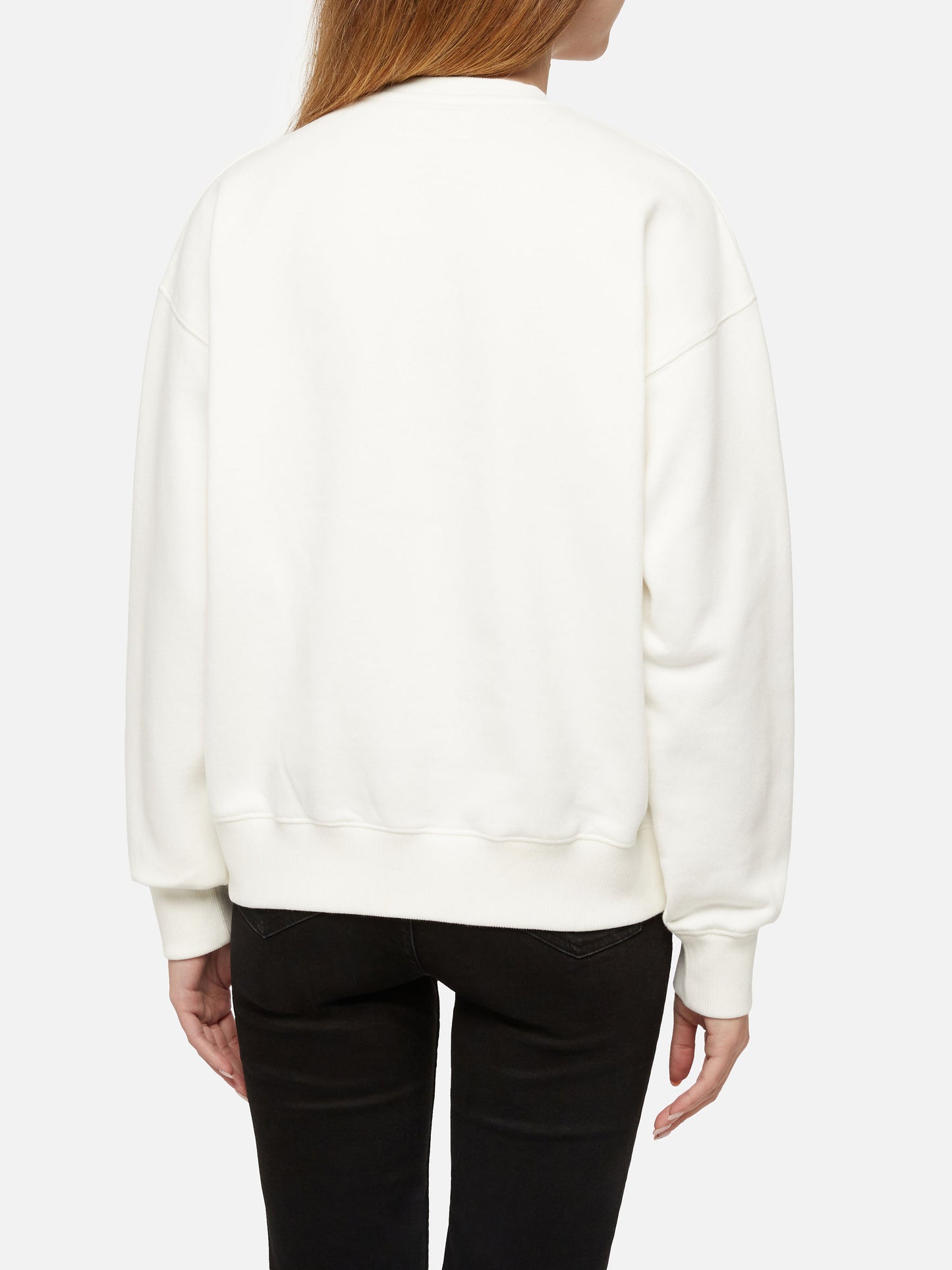 Damen-Sweatshirt aus Fleece-Baumwolle Stardust mit Ingwer-Patches