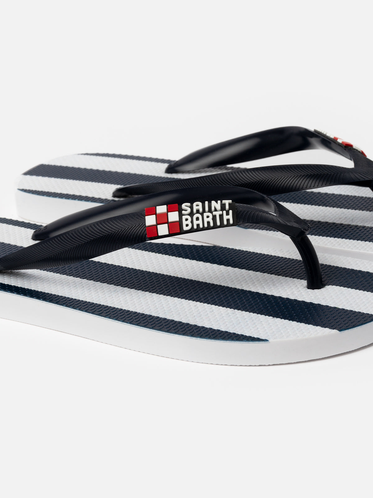 Striped flip flops Tommy - MC2 Saint Barth