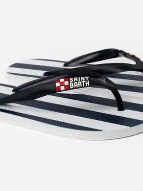 Striped flip flops Tommy - MC2 Saint Barth