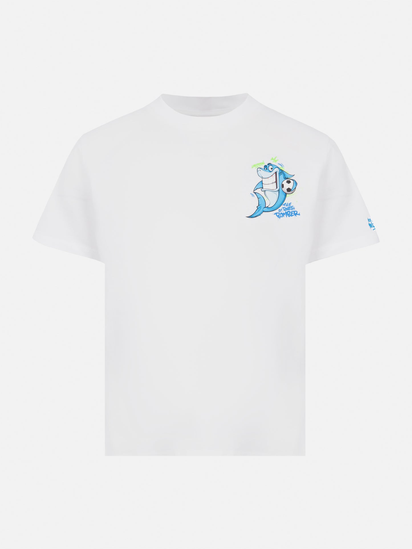 T-shirt in cotone con stampa Cryptopuppets squalo | CRYPTOPUPPETS SPECIAL EDITION