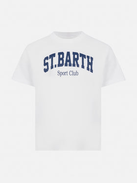 Cotton t-shirt with St. Barth sport club print - MC2 Saint Barth