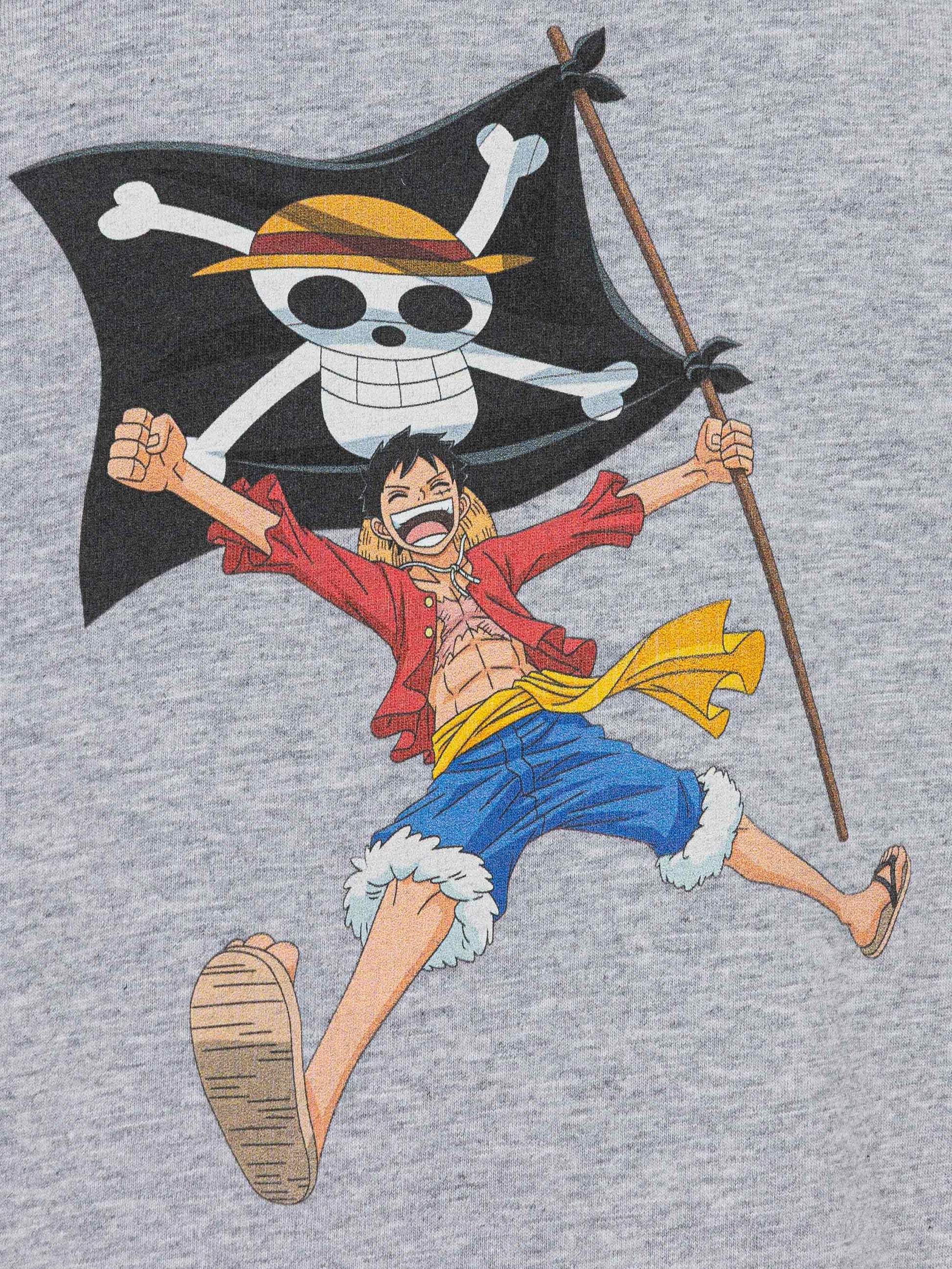 Cotton t-shirt with One Piece embroidery and print | ONE PIECE SPECIAL EDITION - MC2 Saint Barth
