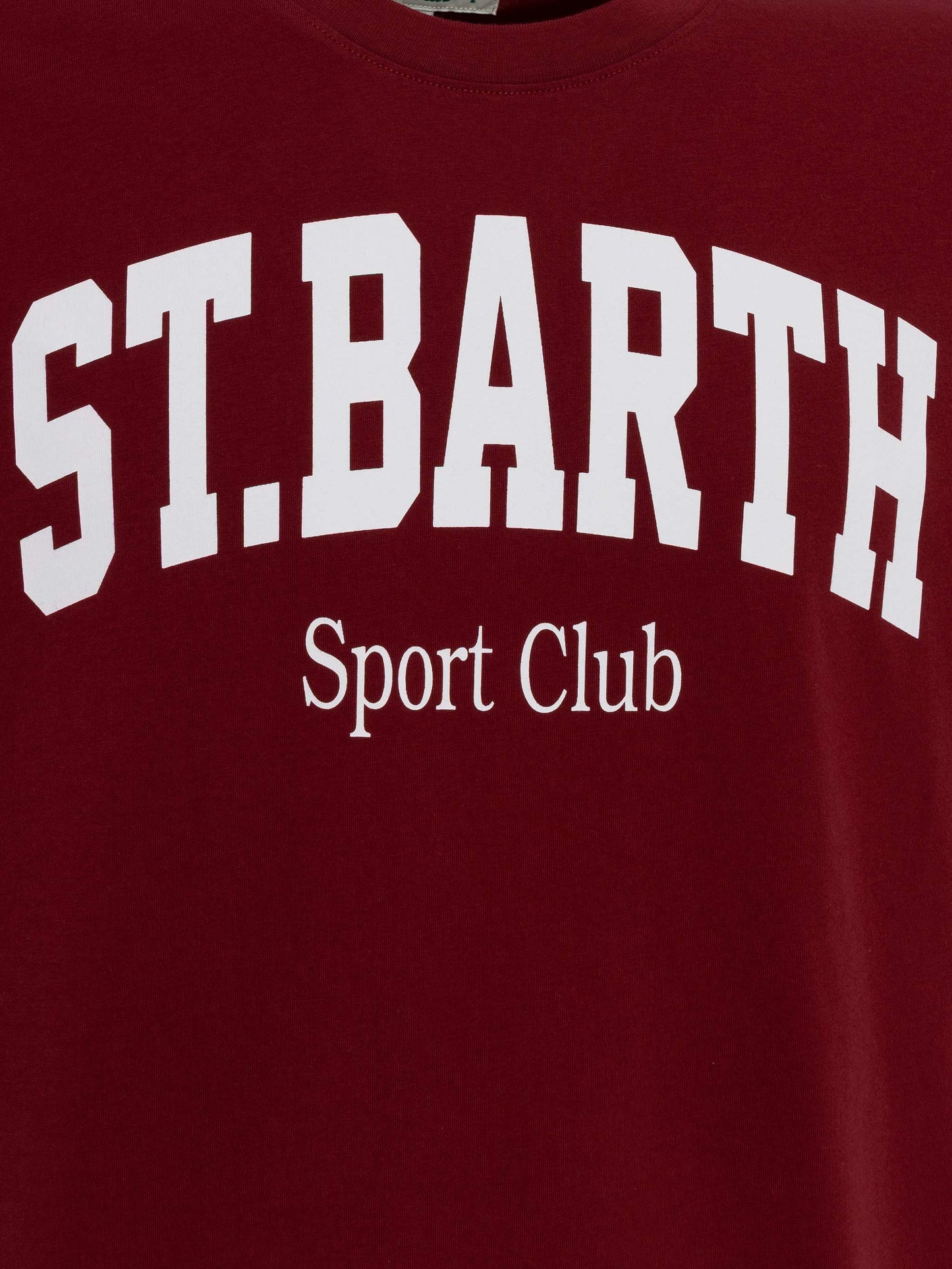 Baumwoll-T-Shirt mit St. Barth Sport Club-Print