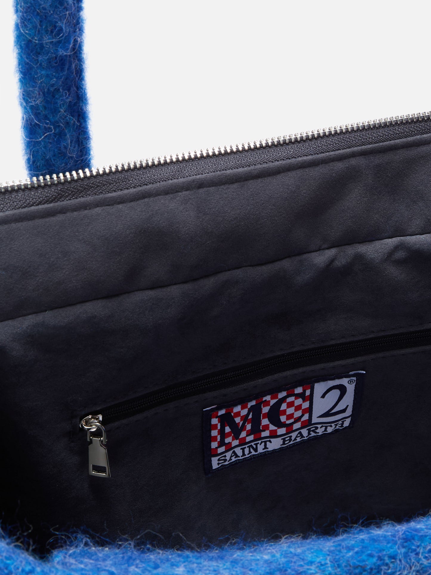 Schminkdecke als Schultertasche mit seitlichen Fransen