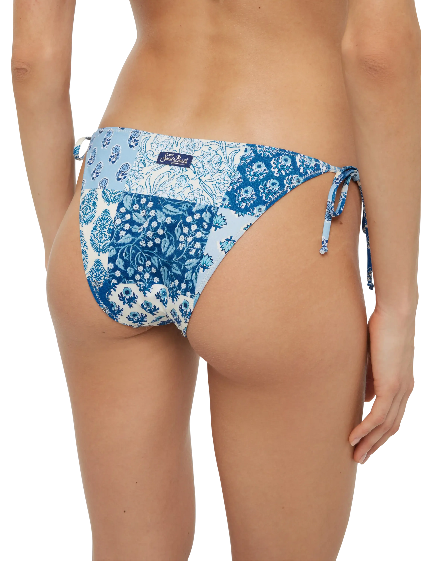 Triangle bikini Leah Virgo with floral patch print - MC2 Saint Barth