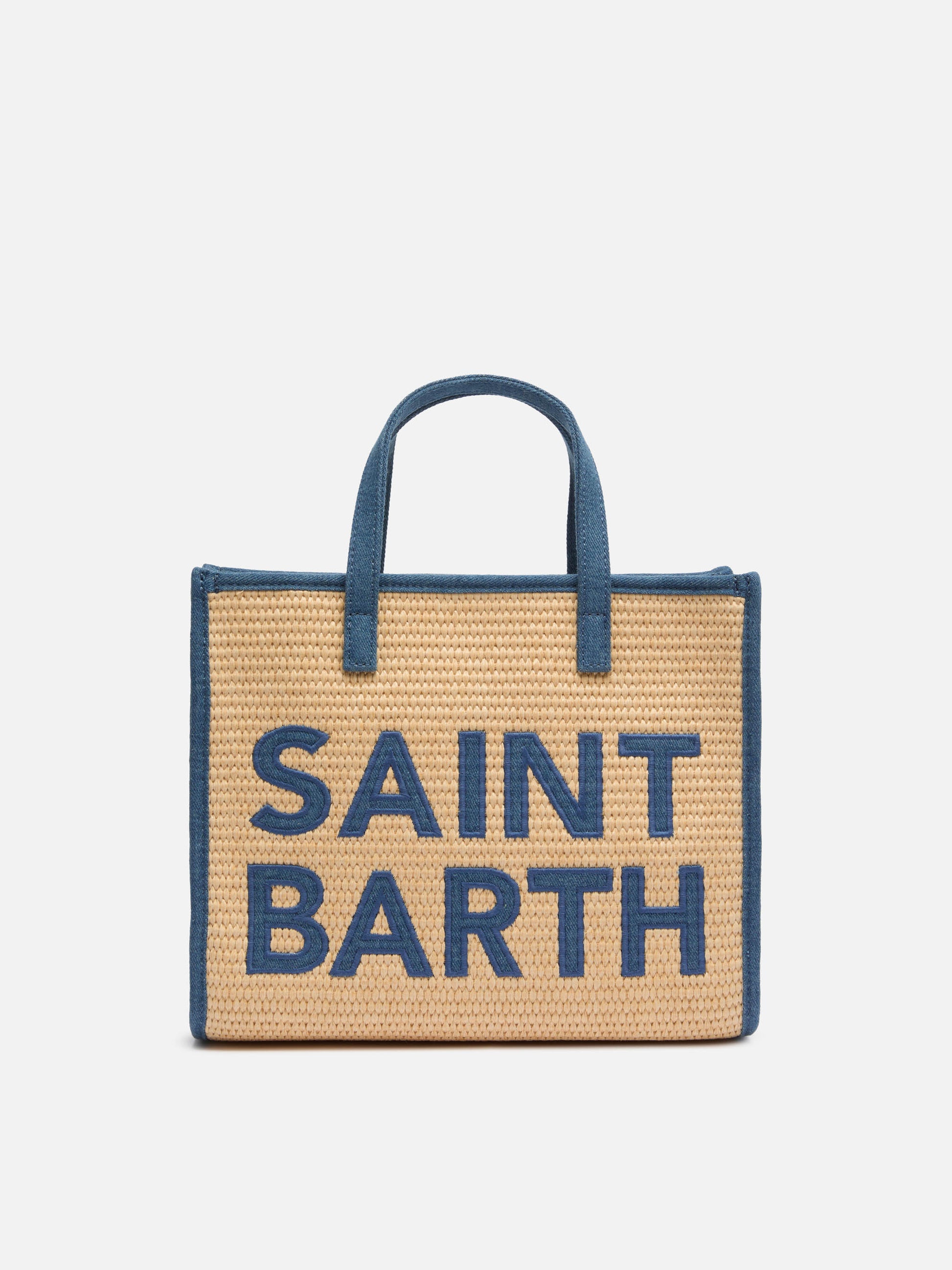 Beige Vivian Midi Straw handbag - MC2 Saint Barth