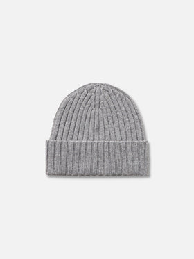 Man mélange grey pure cashmere hat Wengen - MC2 Saint Barth