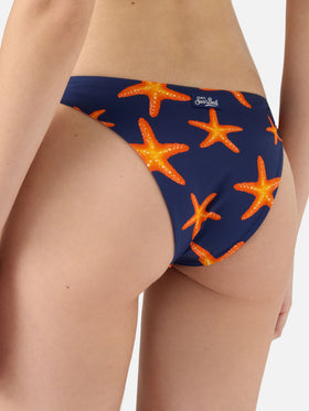 Bandeau bikini Tiarè Yali with starfish print