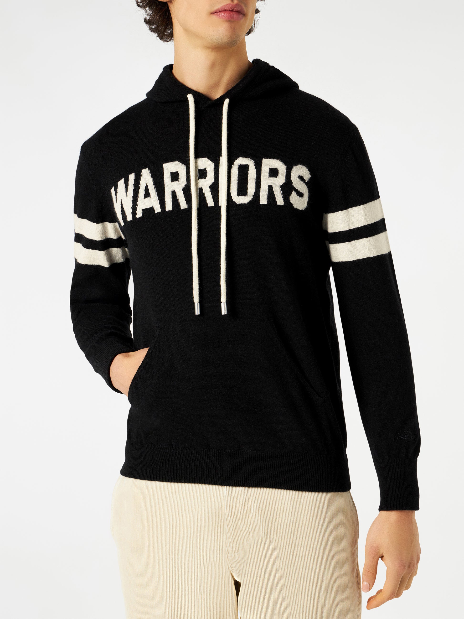 Blended cashmere hooded sweater - MC2 Saint Barth