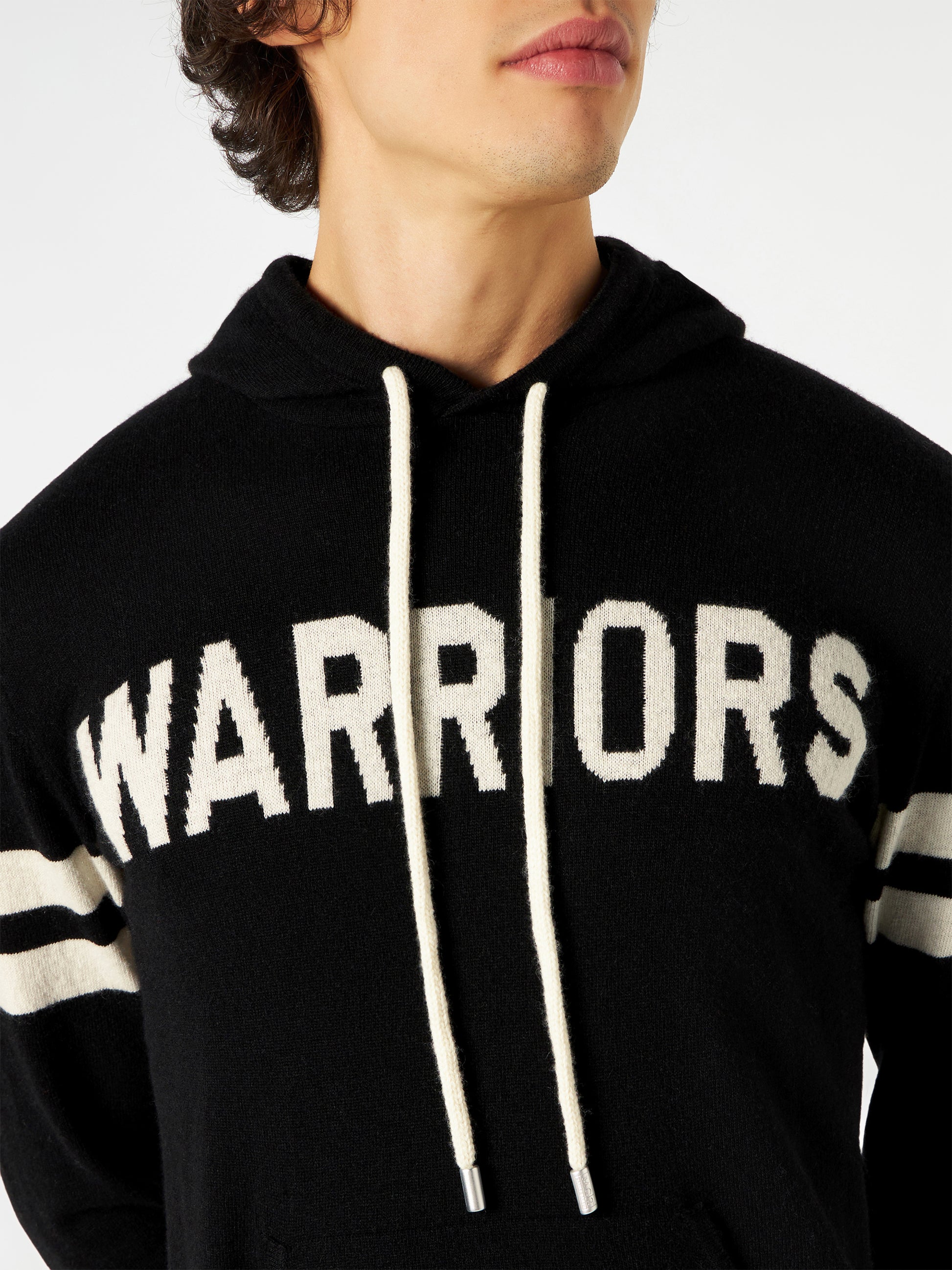 Blended cashmere hooded sweater - MC2 Saint Barth