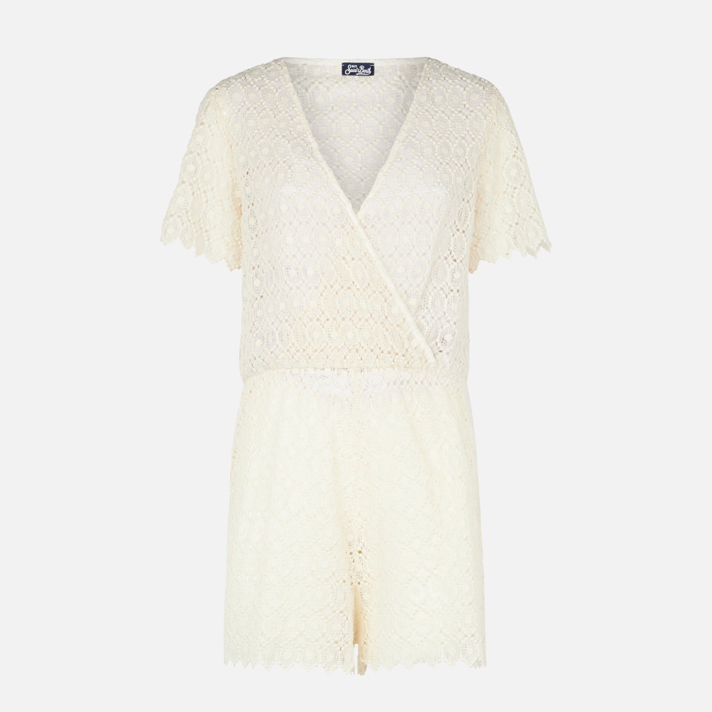 Off white lace short jumpsuit - MC2 Saint Barth