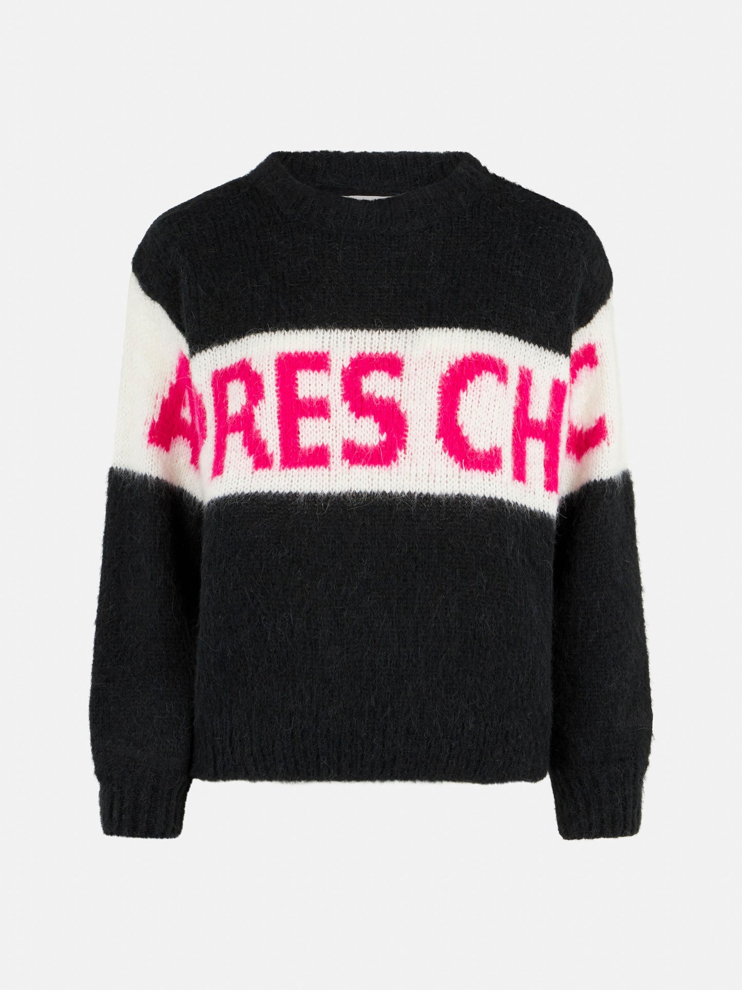 Weicher Damenpullover in kastiger Form mit Apres Chic-Jacquard