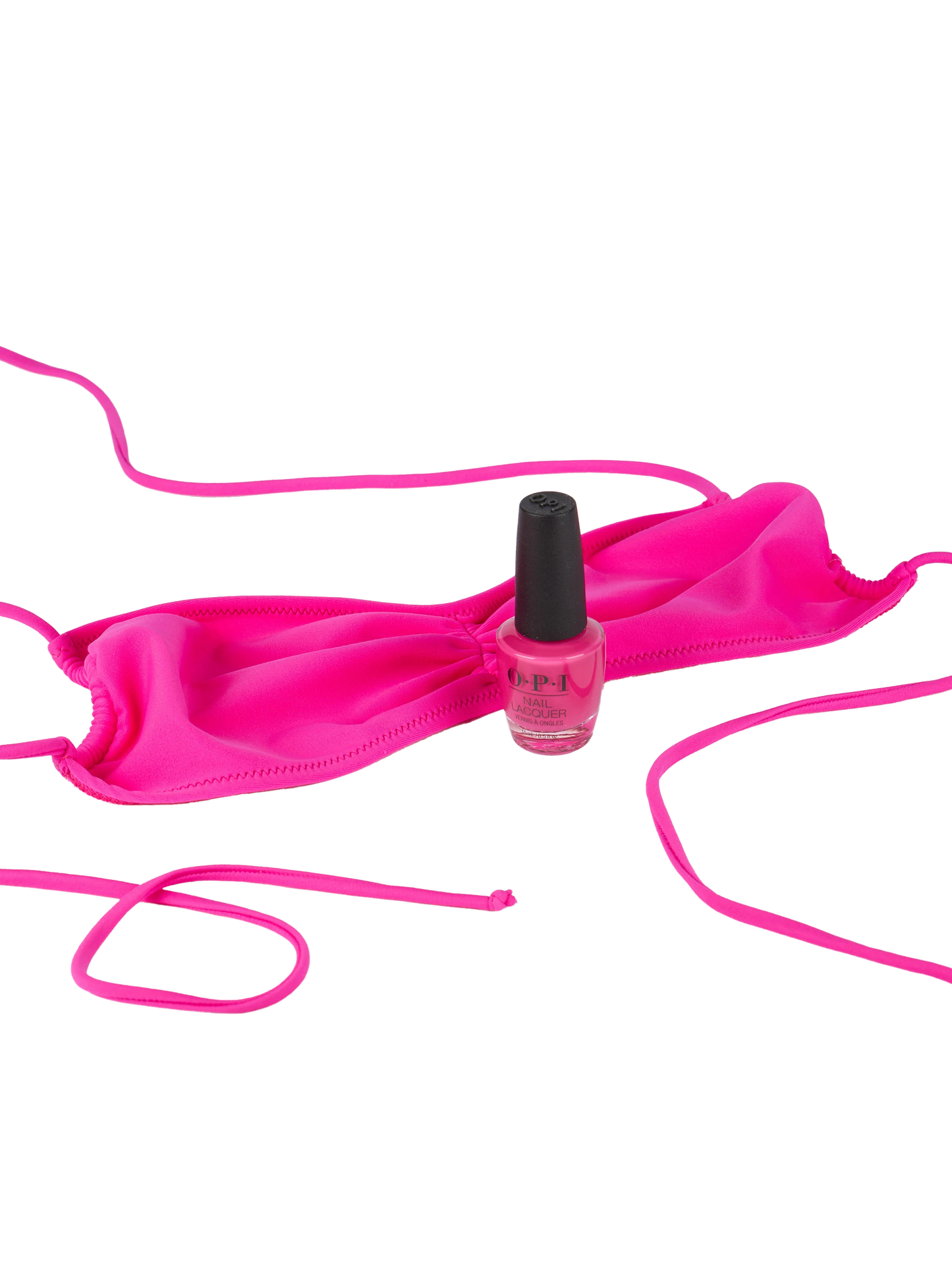 Bandeau-Bikini für Damen in Fuchsia