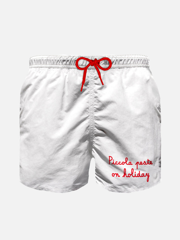 Boy white swim shorts - MC2 Saint Barth
