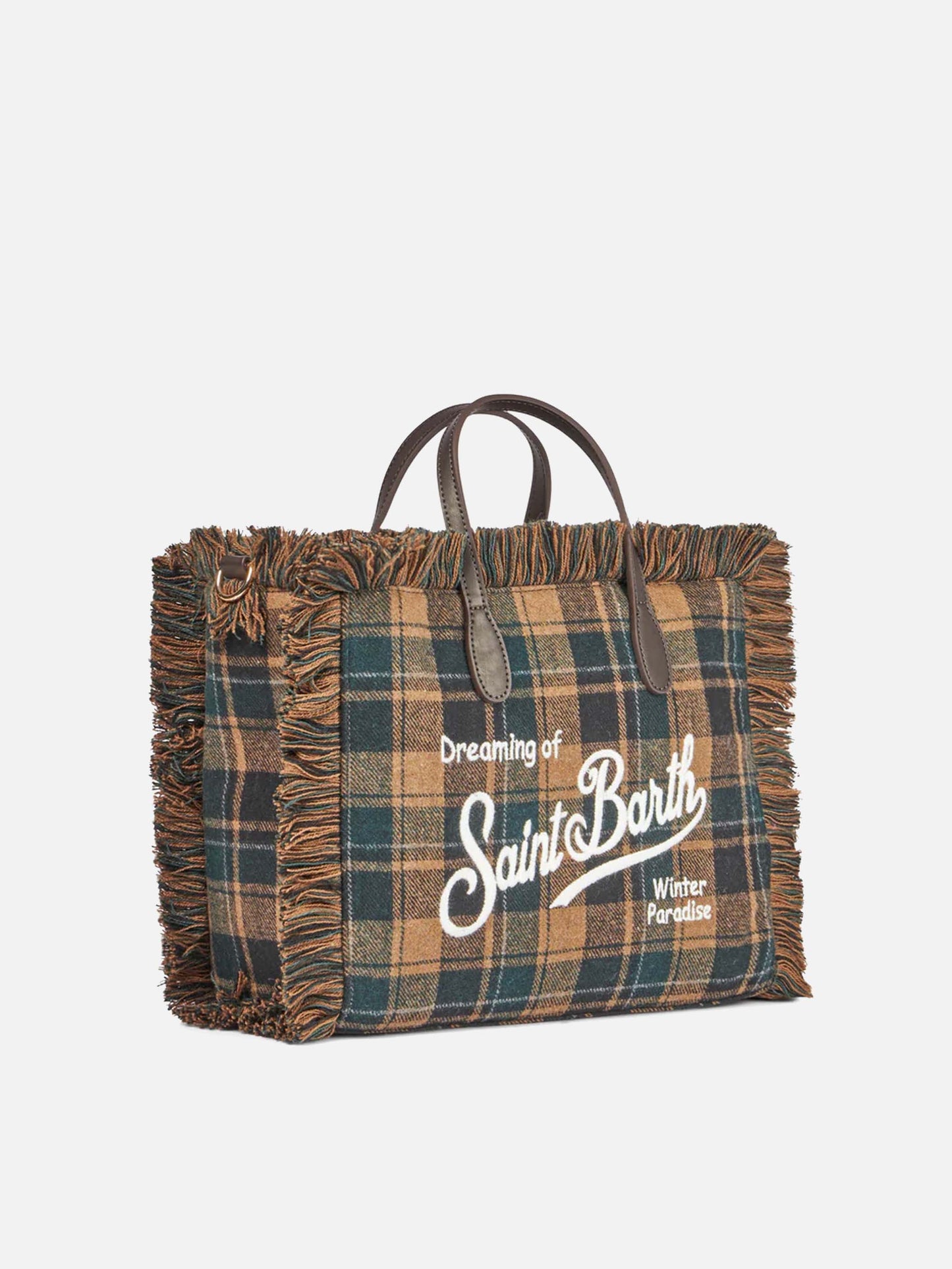 Borsa a mano Colette con stampa tartan