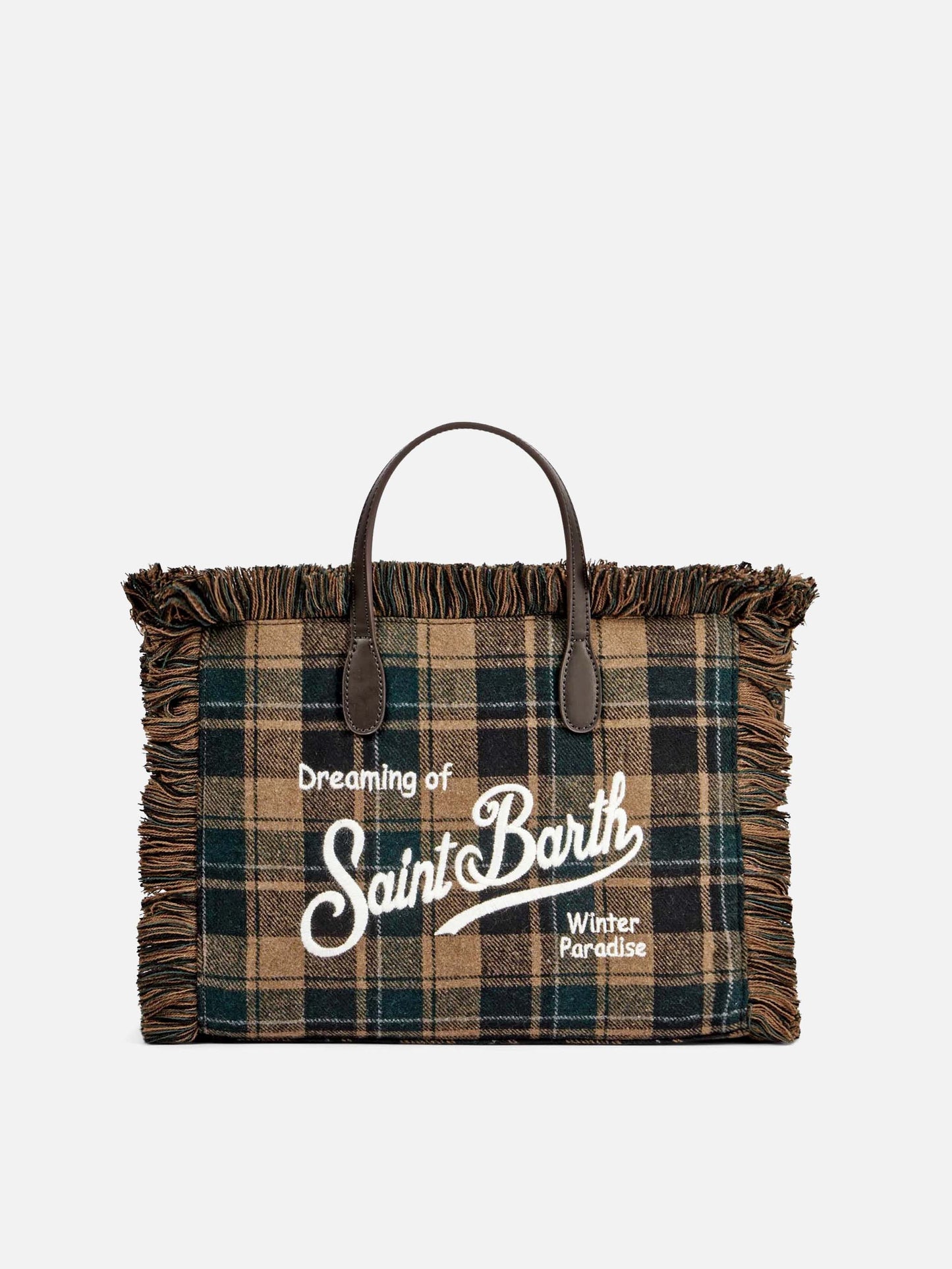 Borsa a mano Colette con stampa tartan