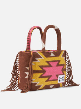 Colette blanket handbag with ethnic print - MC2 Saint Barth