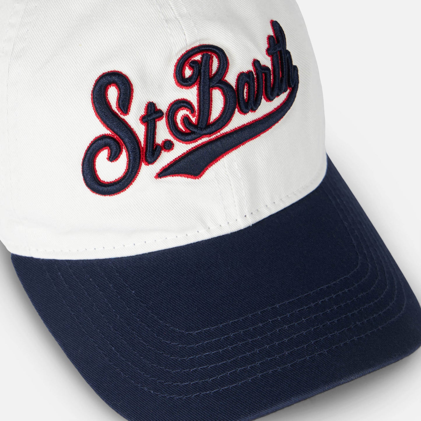 Baseball cap with St. Barth embroidery