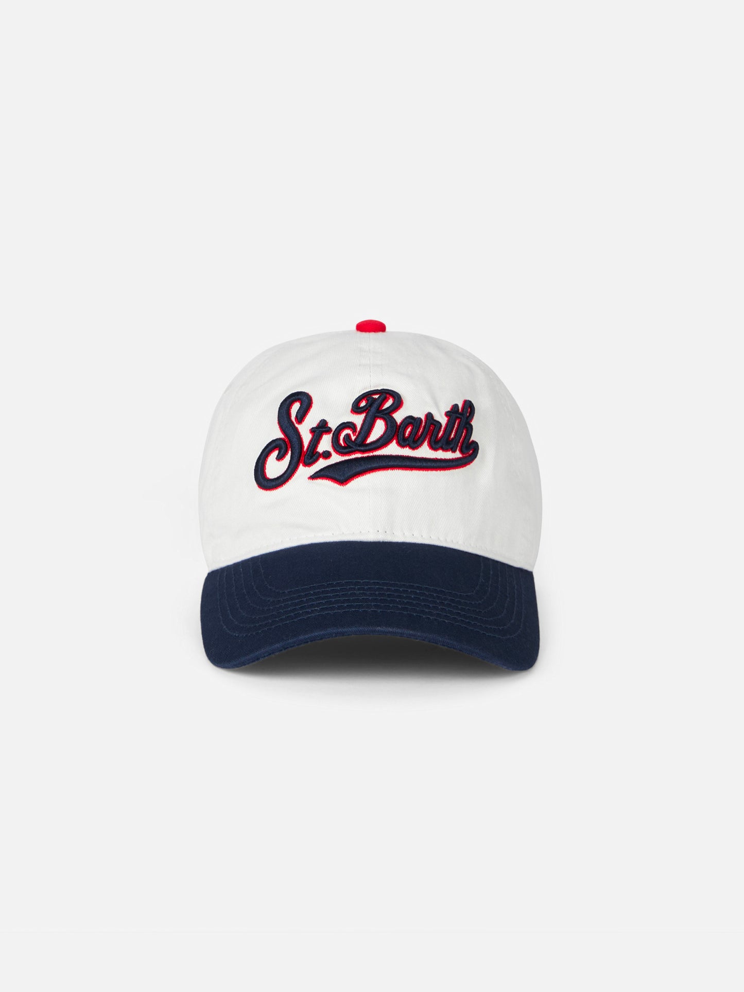 Baseball cap with St. Barth embroidery