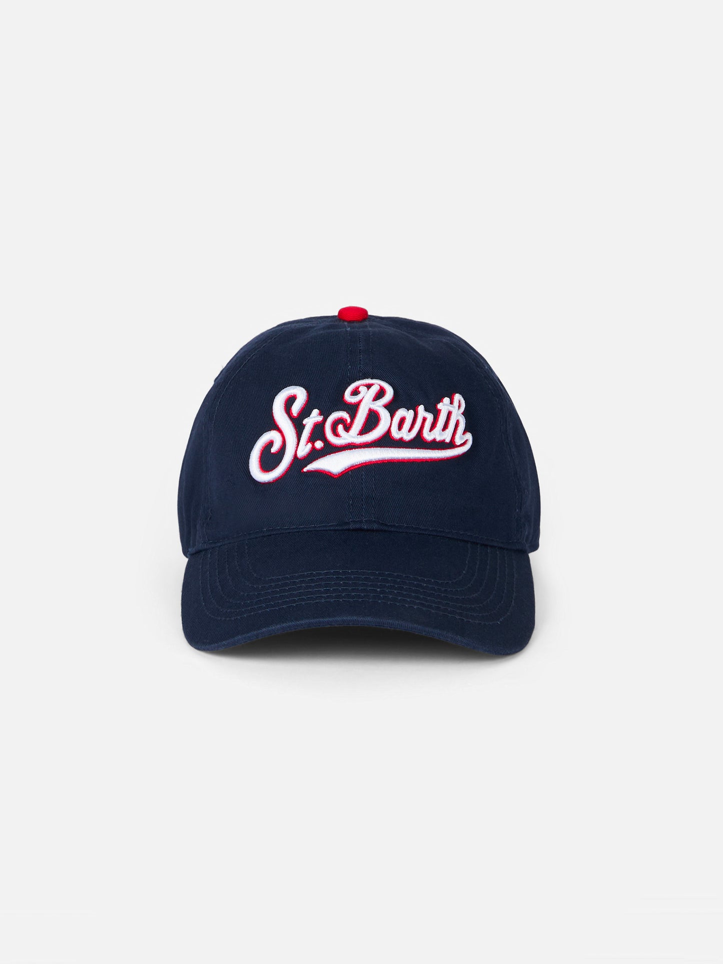 Baseball cap with St. Barth embroidery