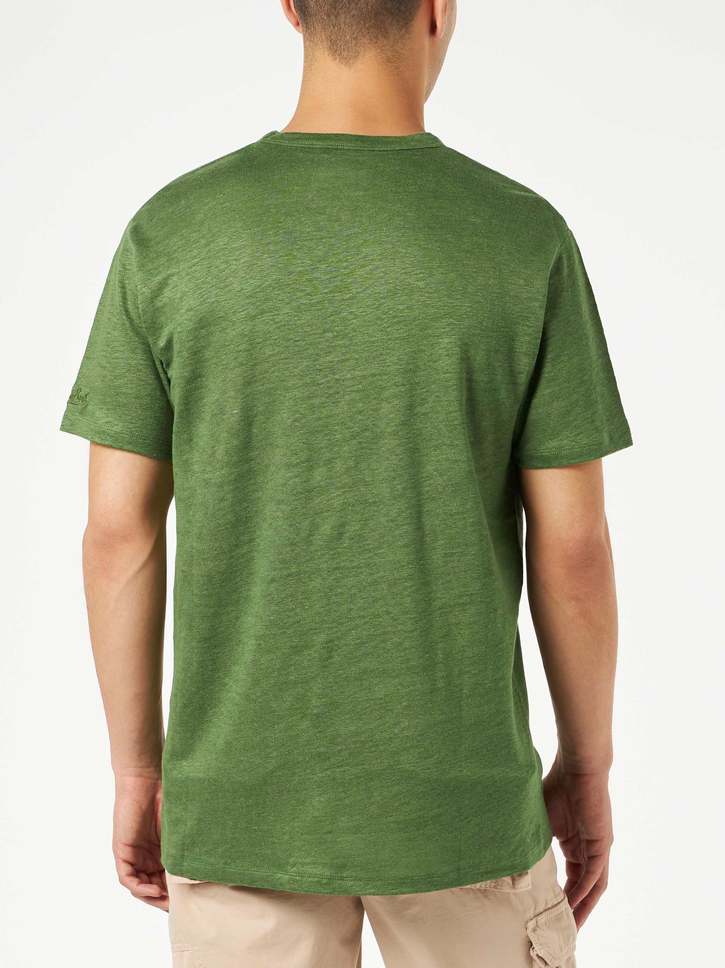 Man linen jersey t-shirt - MC2 Saint Barth