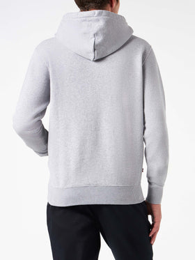 Man grey hoodie with Not Today embroidery - MC2 Saint Barth