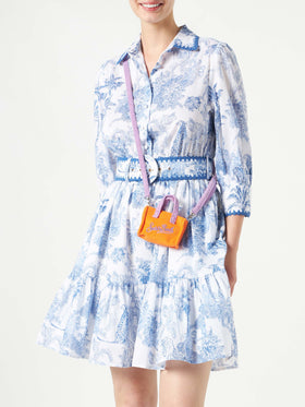 Fluo yellow terry key holder - MC2 Saint Barth