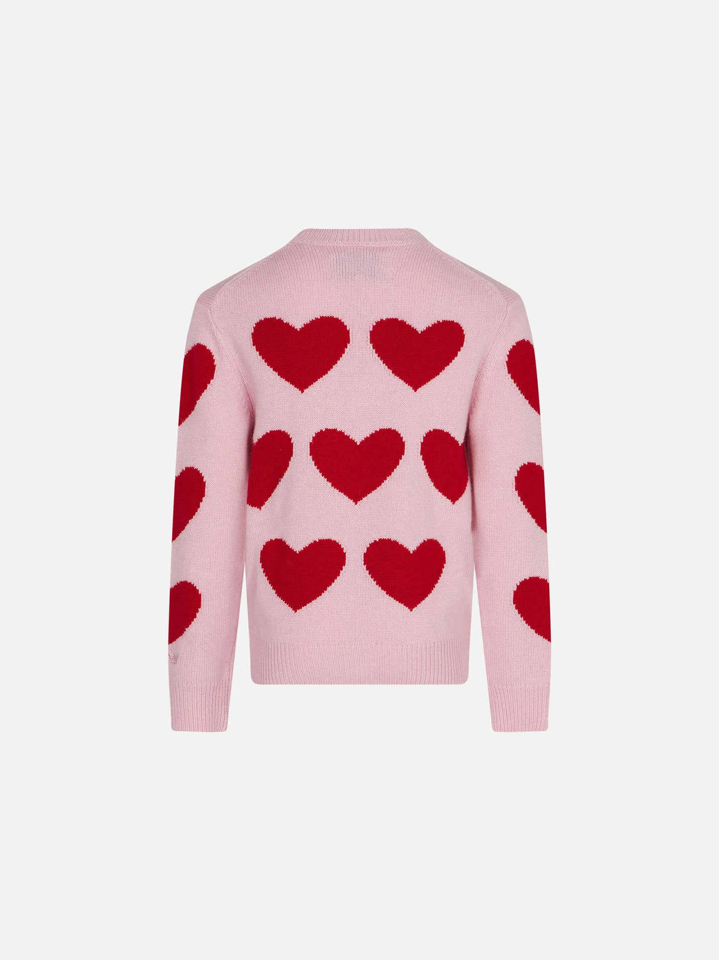Girl sweater with heart print - MC2 Saint Barth