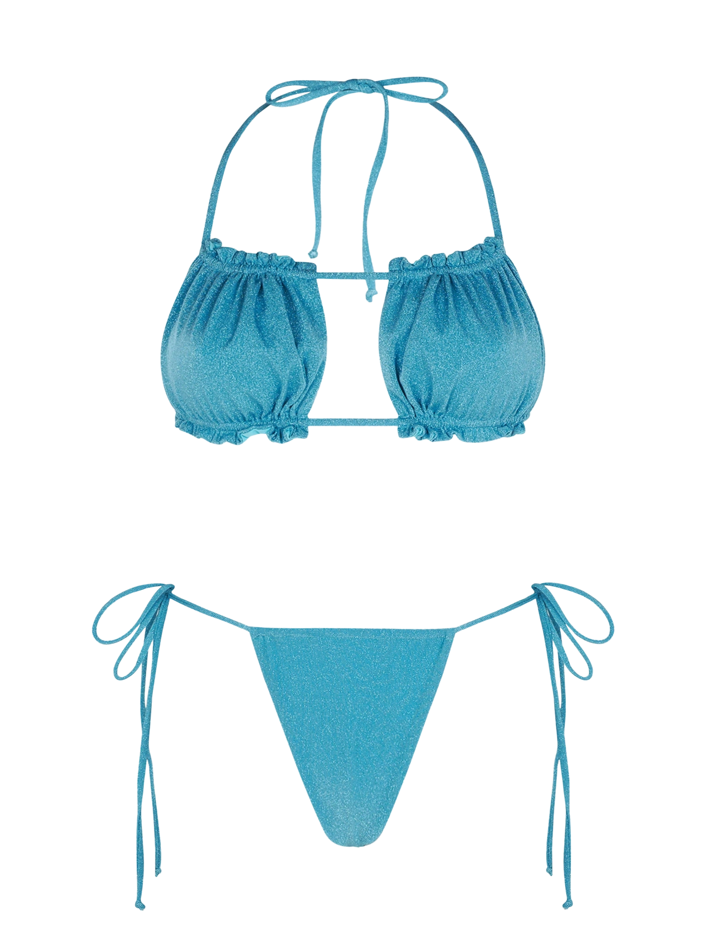 Woman lurex bandeau bikini - MC2 Saint Barth