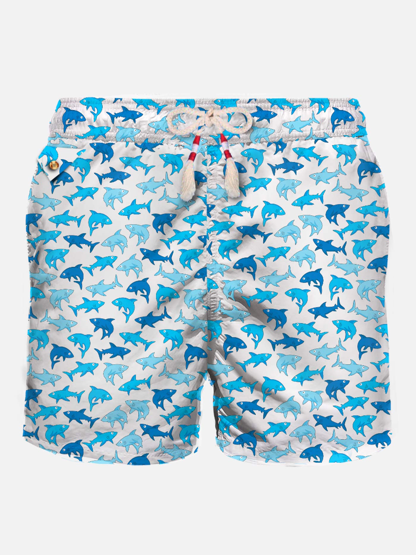 Mens shark swim shorts online