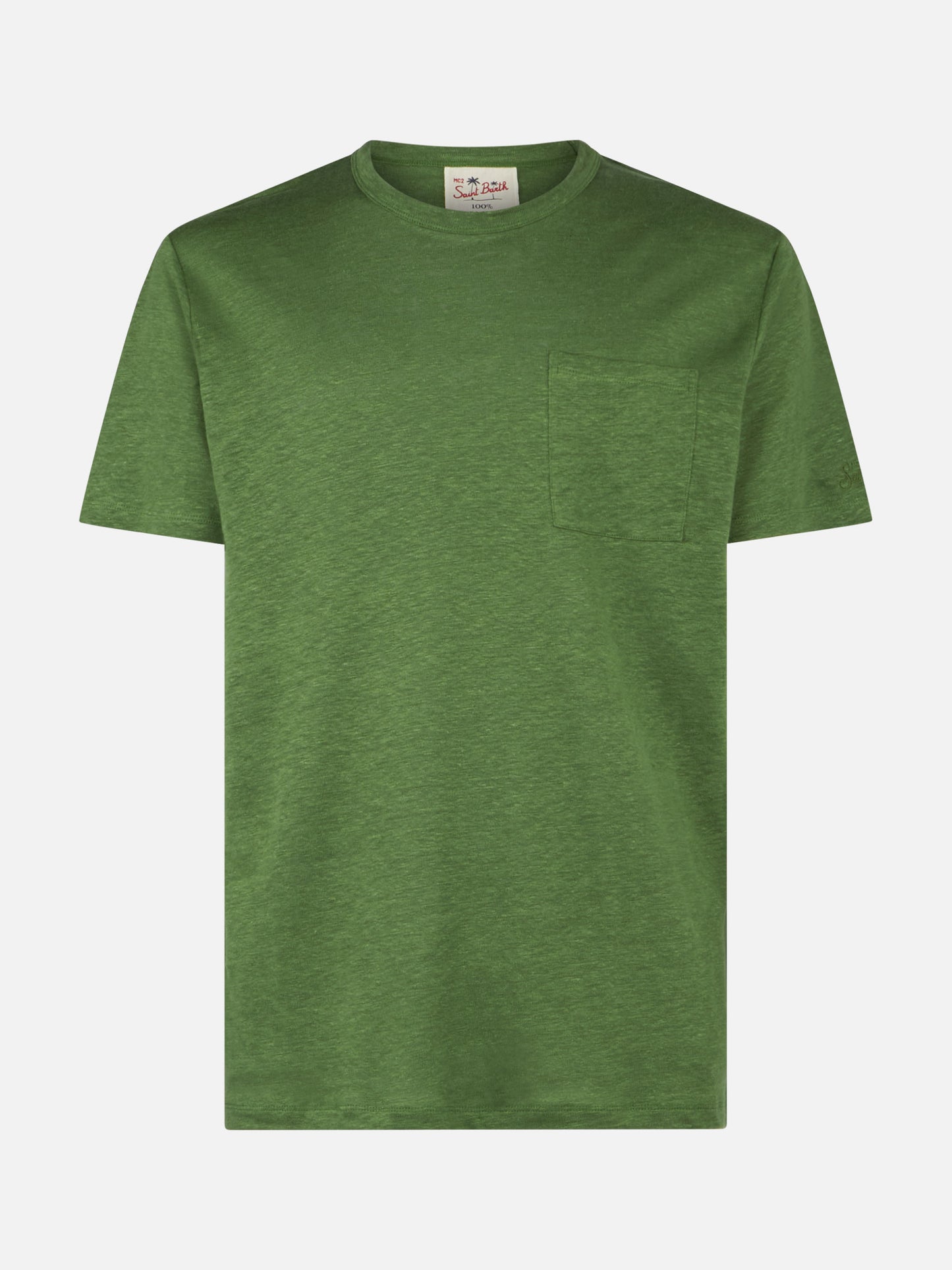 Man linen jersey t-shirt - MC2 Saint Barth