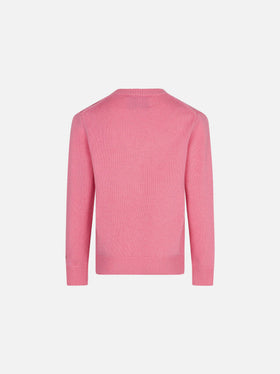 Girl crewneck sweater with bears embroidery - MC2 Saint Barth