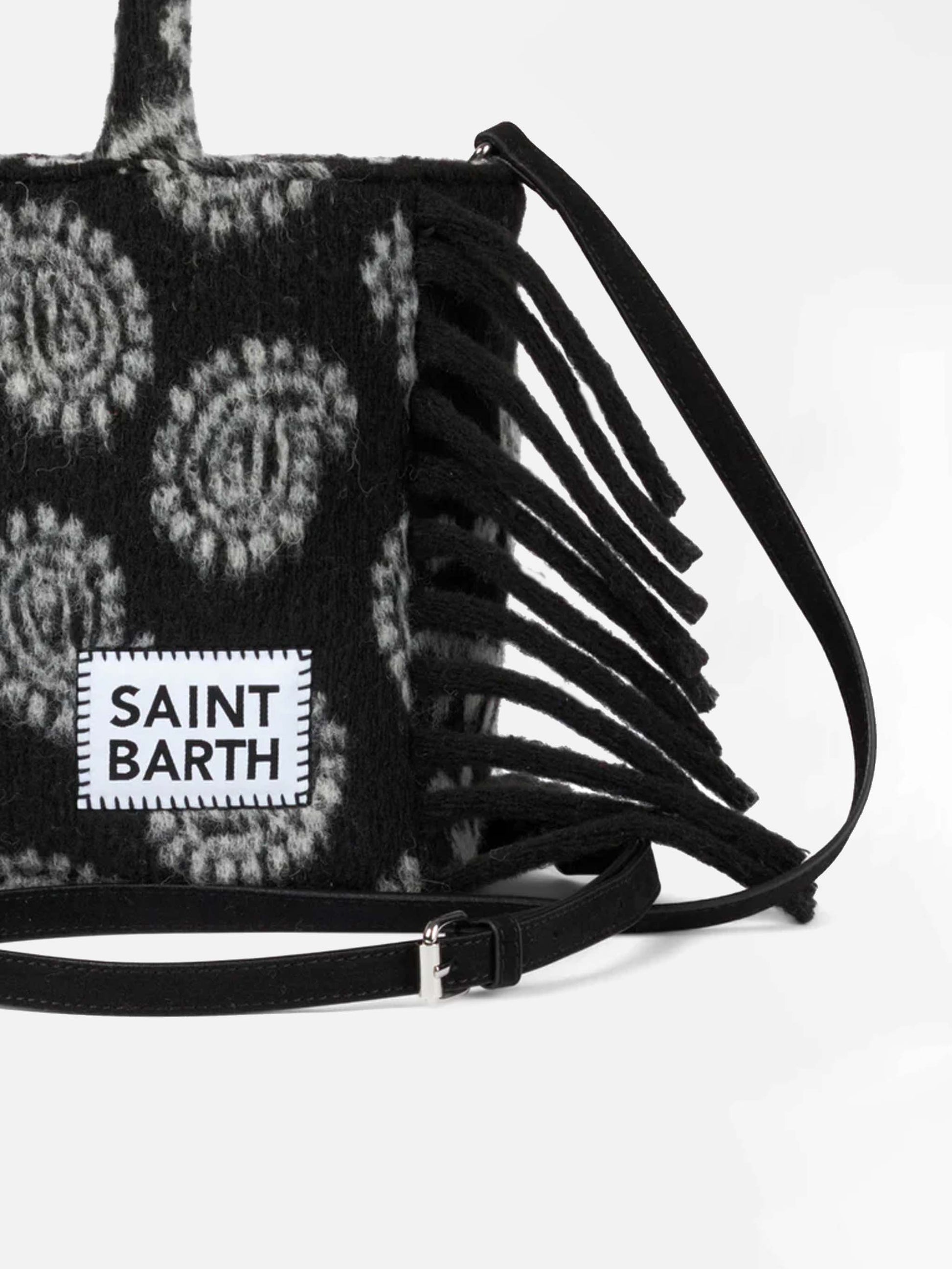 Colette blanket handbag with bandanna print - MC2 Saint Barth