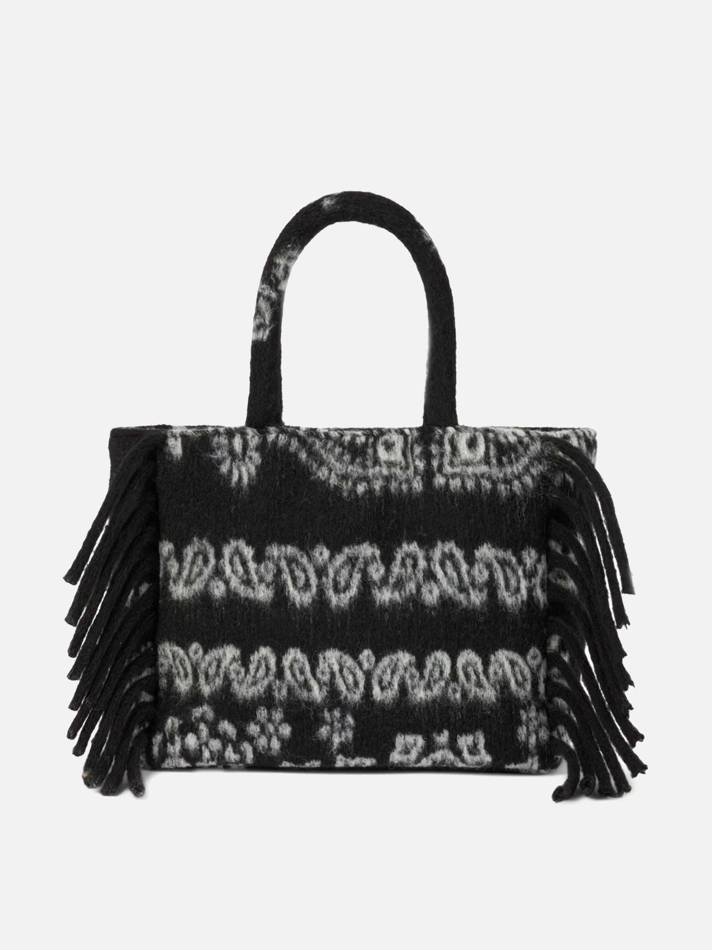 Colette blanket handbag with bandanna print - MC2 Saint Barth