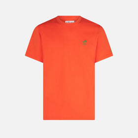 Man orange cotton t-shirt - MC2 Saint Barth