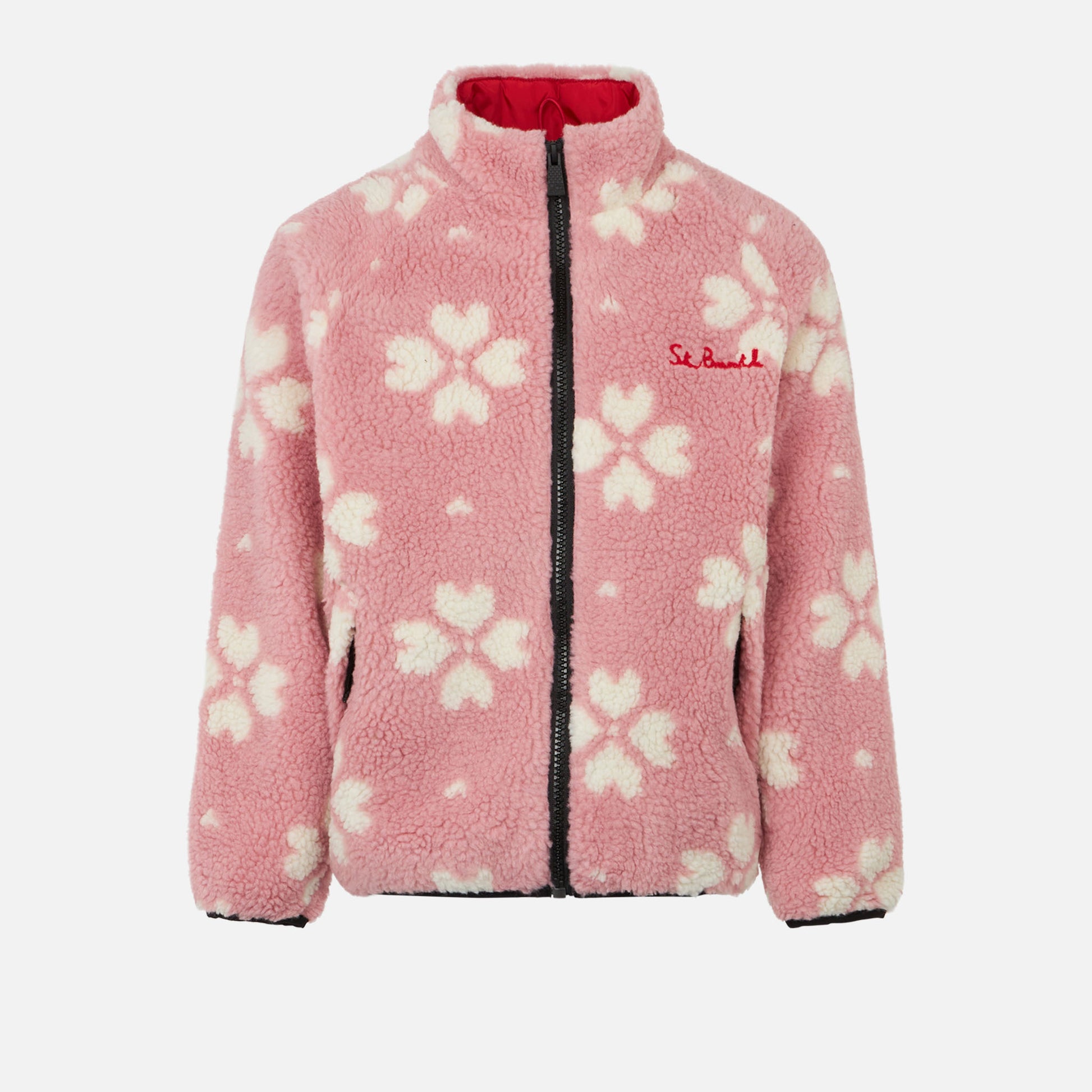 Girl sherpa jacket with Hello Kitty print | HELLO KITTY SPECIAL EDITION - MC2 Saint Barth