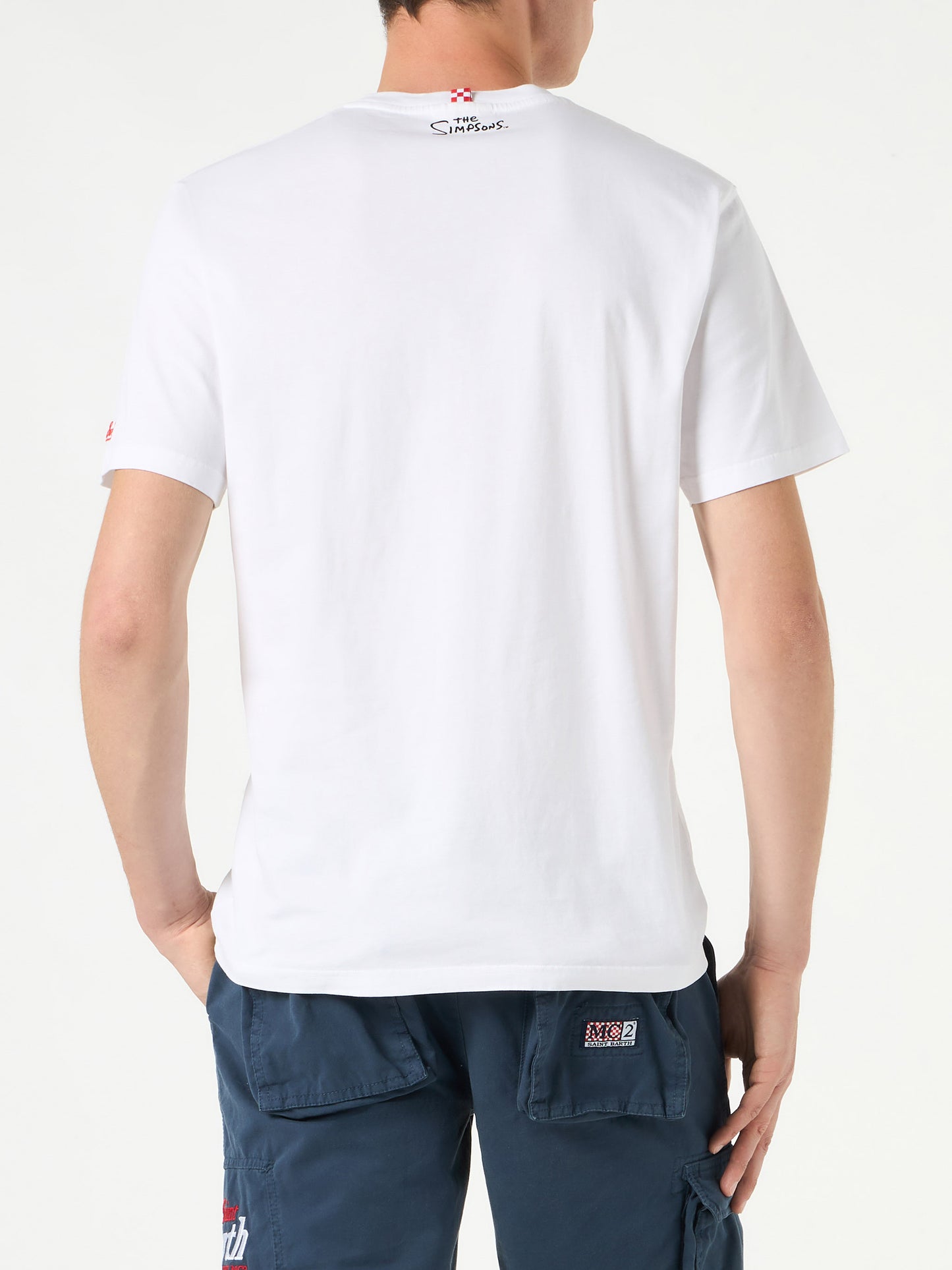 Man cotton t-shirt with Cool Man Bart embroidery | THE SIMPSONS SPECIAL EDITION