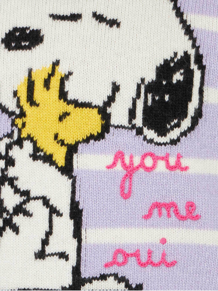 Snoopy print girl sweater | Peanuts™ Special Edition - MC2 Saint Barth