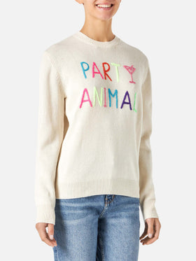 Maglione da donna con ricamo Party Animal