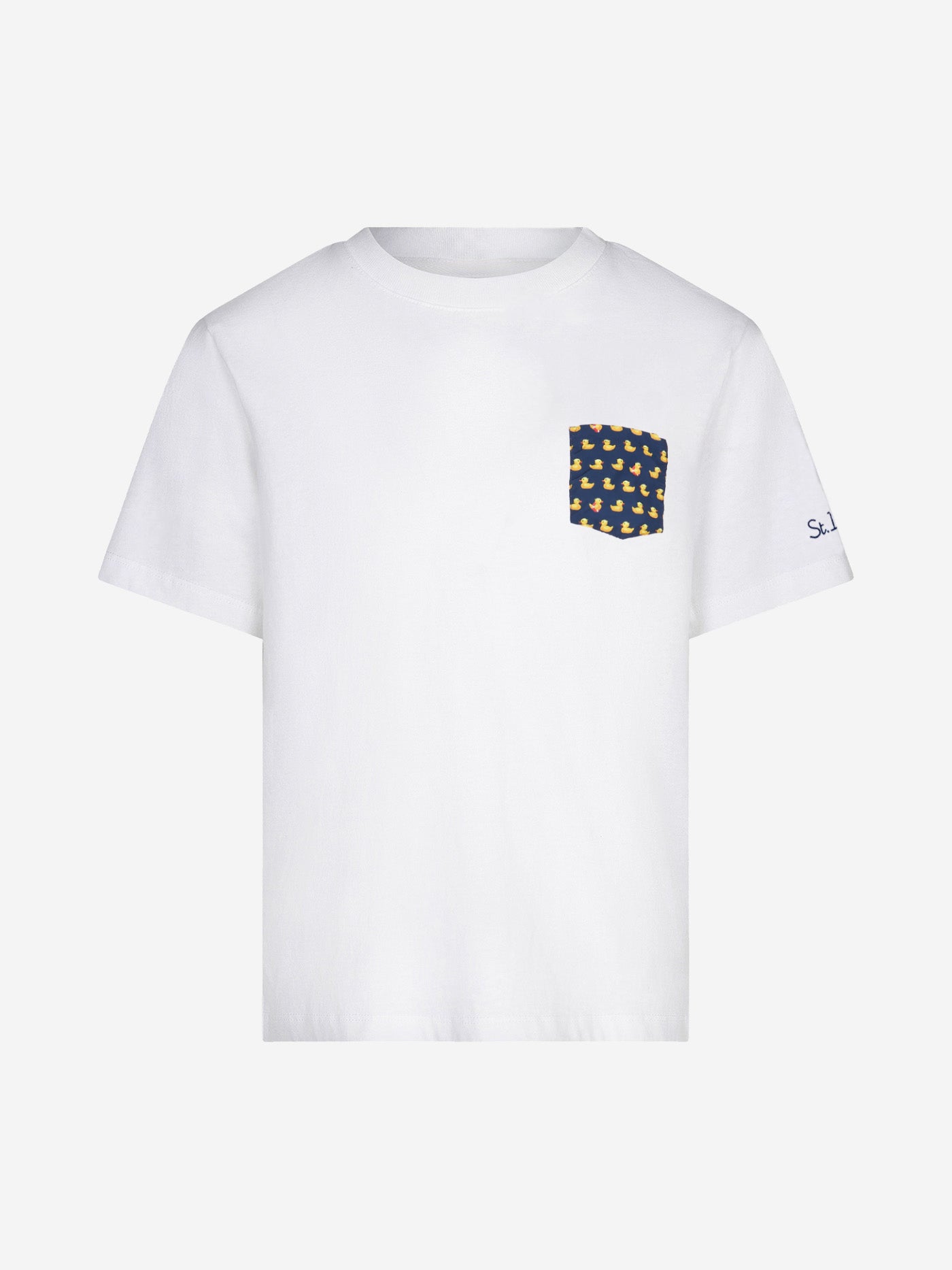 Baumwoll-T-Shirt für Jungen mit bedruckter Tasche
