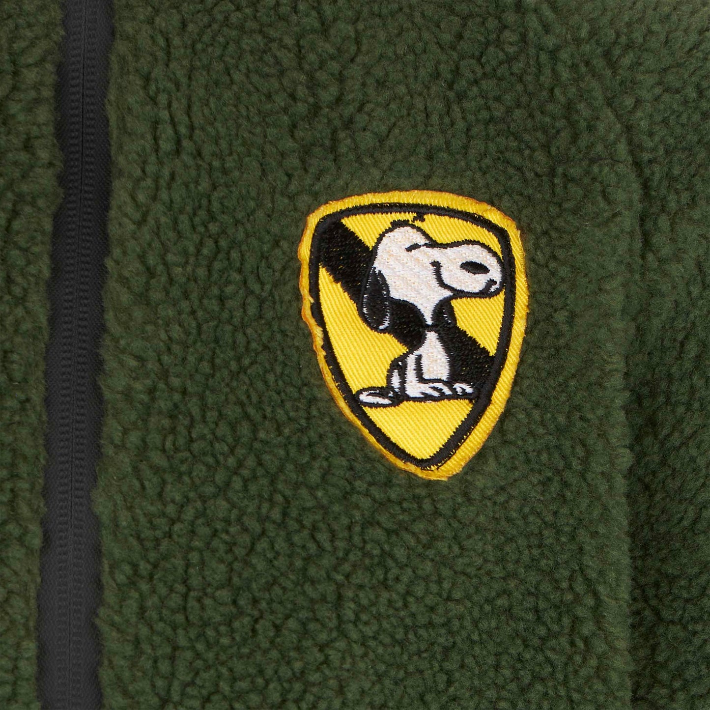 Kid sherpa jacket with Snoopy patch | Peanuts® Special Edition - MC2 Saint Barth