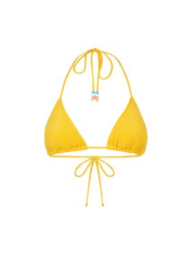 Woman terry triangle top swimsuit with charms - MC2 Saint Barth