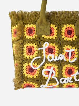 Vanity crochet flower shoulder bag - MC2 Saint Barth