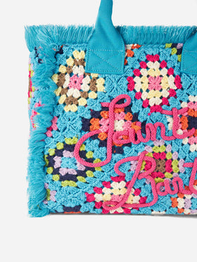 Vanity crochet shoulder bag with pattern - MC2 Saint Barth