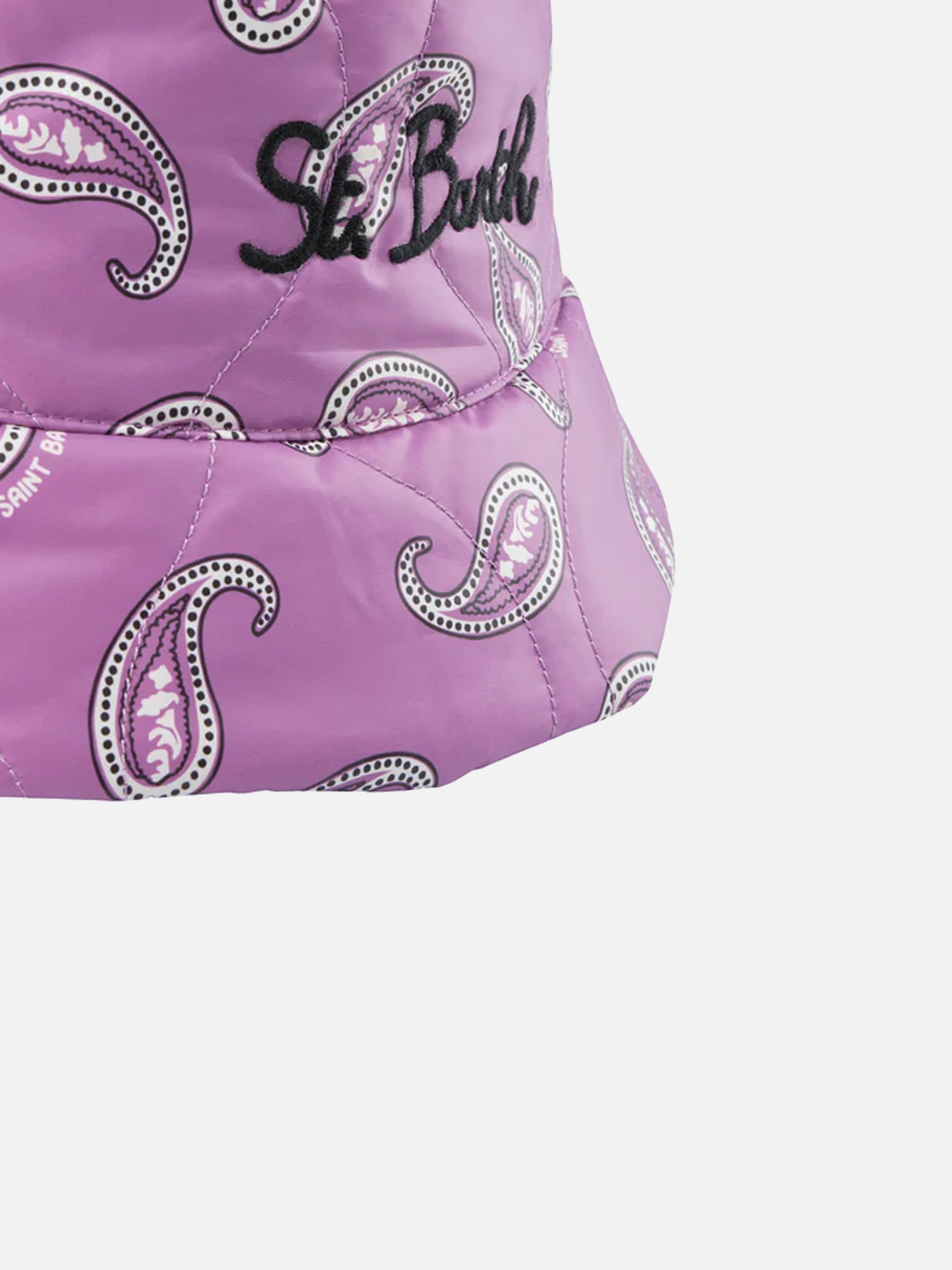 Woman bucket hat with paisley print - MC2 Saint Barth